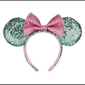 Mint & Pink Minnie Ears - Vanellope Edition
